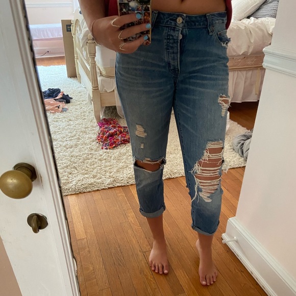 Abercrombie & Fitch Denim - ABERCROMBIE & FITCH ripped jeans